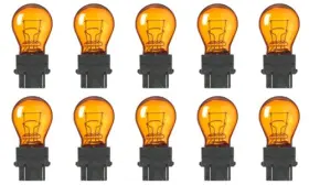 Cec Industries Fba 3457nall #3457nall Amber Long Life Bulbs 12.8/14 V 28.16/8.26 W