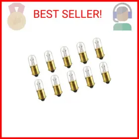 Shomhomnk37983 Cec Industries #45 Bulbs 3.2 V 1.12 W Ba9s Base T-3.25 Shape Box Of 10