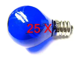 Shomhomnk55015 Cec Industries #5g9 1/2/24v/c Bulbs 24 V 5 W E12 Base G-9-1/2 Shape 25-pack