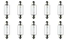 Spomhomnk54371 Cec Industries #6451 Bulbs 12 V 15 W Sv8.5-8 Base T-4.625 Shape Box Of 10