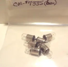 95amps Chicago 7335 Cm Bulbs #7335 Lot Of 6ea 5volt 1 Watt .95amps Minature Flange Base New