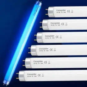 Coospider Us-tube251224 T8 F10 U/v Bl 10w Replacement Light Bulb Cfl 10w-6-packs
