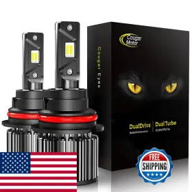Cougar Motor B0d2nhb6xf 9007 Bulb 9007/hb5 300 Brighter 6000k White K16 Series Adjustable