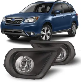 Cpw 606024427429 Fog Lights Compatible With 2014 2015 2016 Subaru Forester Clear Lens Bumpe