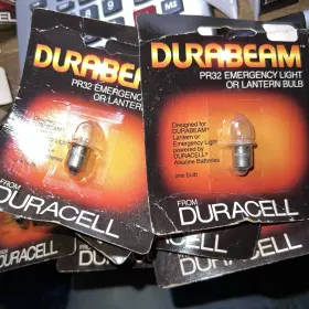 Dpr32 Duracell Durabeam Pr32 Emergency Light Or Lantern Bulb - 4.8 V 0.7 Amp Lot Of 9