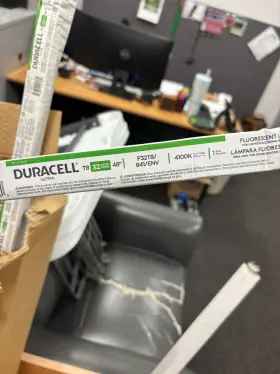 Fl10391d Duracell Ultra 48 Inch T8 Bulbs Qty 25 - 32 Watts 4100k F32t8