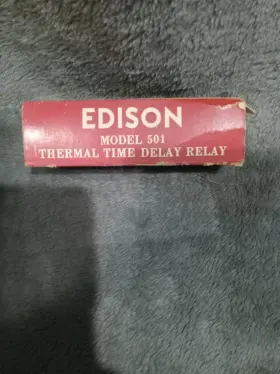 Ab.ab5 Edison B-1560 Model 501 Time Delay Relay 3a 60sec 150vdc 250vac 6.3v