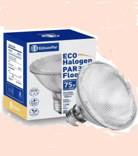 Sb-122 Edisonpar Lot Of 7 Par30 Short Neck Halogen Bulbs 2900k Warm White 75w Eqv