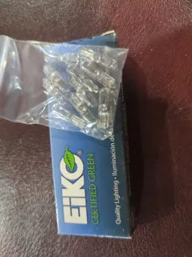 Eiko 031293064318 Box Of 10 E73 Miniature Lamps 14 Volt 80ma Wedge Base T1-1/2