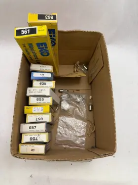 Eiko 031293408372 Lot Of Miniature Lamps 563 561 657 756 605 428 Misc See Pics #a83