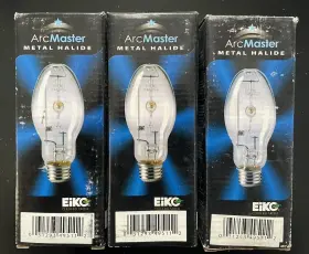 Eiko Mp100/c/u/med/3k Lot Of 3 Arcmaster 100w Pulse Start Metal Halide Lamps