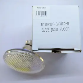 M150p36f-b Eye Iwasaki Color Arc 150w Blue Floodlight Lamp Bulb Par36 Nos