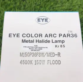 M150p36fsw Eye M150p36fsw/med-r Color Arc Par36 Metal Halide Lamp 150w 4500k