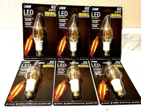 Feit 017801178975 Electric Led Vintage Style Dimmable Bulbs 210 Lumens Lot Of 6