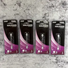 Bpq150t3 Feit Electric 017801001976 New 150w Halogen Bulbs 120v T3 R7s Lot Of 4 Work Light