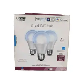 Feit Electric 017801172454 Smart Wifi Bulb Led 60w 3pack A4
