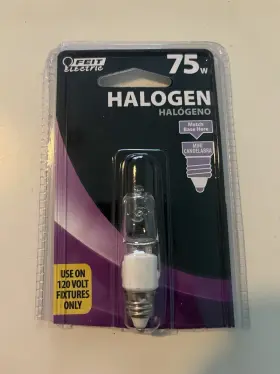 Bpq75cl Feit Electric Bpq75cl/mc 75w Halogen Mini Candelabra Light Bulb 120 Volt