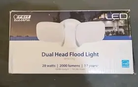 S9dfl Feit Electric Co S9dfl/850/wh 28w 5000k 2000 Lumens Dual Head Flood Light