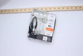 Etc60927cawfilhdrp Feit Electric Etc60927cawfilhdrp/3 3-pk B10 E26 Filament Clear Glass Chandelier Led Light Bulb 60w