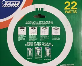 Fc8t9 Feit Electric Fc8t9/d 22 Watts T9 8 Inch Dia. Circline Fluorescent One Size No Color #2