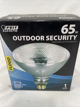 Feitelectric 65par/fl/1 New 65 Watt Outdoor Security Halogen Par38 Bulb