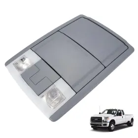Frgolin Fr-spa-0012-a Steel Grey Overhead Roof Console Compatible With 2011-2016 Ford Super Duty F2