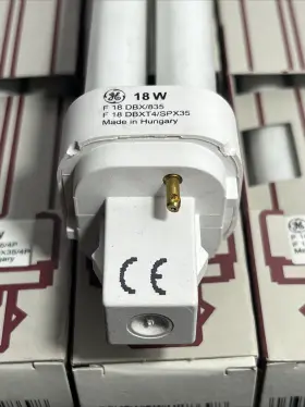 G24q-fluorescent Ge 043168128698 Lot Of 6 General Electric 18 Watt 4 Pin Lamps Brand New #2