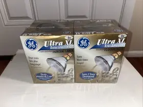 Ge 043168414777 2 Pc- Standard 90 Watt Par 38 Floodlight Bulb 1470 Lumen White Halogen Lamp