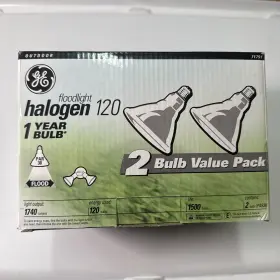 1740 Ge 043168717519 71751 Halogen 120 Watt Par38 Outdoor Floodlight 2 Pack 1 Year Lumens New