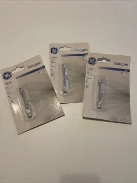 Ge 043168993784 3x 150w T3 R7 Specialty Halogen Bulbs