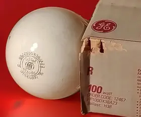 Hr100dx38a23 Ge 12467 1 R-mercury Lamp 100w Bulb