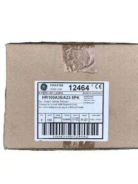 Hr100a38 Ge 18094 2 Pcs 12464 100 Watt Hid Bulb Lamps Hr100a38/a23