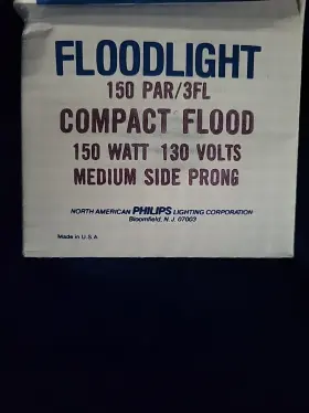 19503 Ge 150par/3fl Compact Clear Flood Lamp 150 Watt Medium Side-prong Base #2