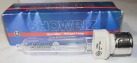 Q1000cl Ge 39138 Showbiz Quartzline Lamp Studio/stage. Egm Q1000cl/p 1000w 120v. Nib New