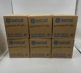 Q500par56 Ge 43495 Lot Of 6 Q500par56/mfl 120v 500w Medium Flood Sealed Beam Lamp Light Bulbs Vd
