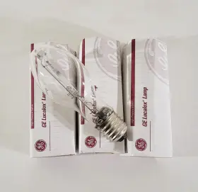 Lu150 Ge 44043 Lot Of 3 Nos Lucalox Lamp 150 Watt Lu150/55 Pc Ballast S55