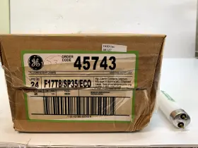 S8127 Ge 45743 23 Count F17t8/sp35/eco 24 Inch Fluorescent Lamps - 1 Is Missing