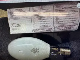 Ge 49941 Luh215/d/ez/40 Coated Merc Vapor 250 Retrofit Bulb To Hps H37-ansi