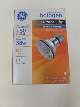 Ge 69148 Energy-efficient Directional Spotlight 38w 530 Lumen Par20 Bulb