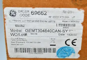 Ge 69662 Gemt304840can-sy Rh30 Immersion 48 Inch Led Refrigerated Display Lighting