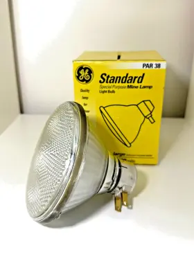 80313 Ge Light Bulb 120 Watts Par38 Volts Flood Medium Side Prong