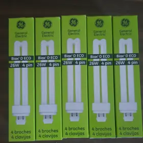F26dbx-4t Ge F26dbx-4t/eco4p Biax D Eco 26w 4 Pin Light Bulbs Compact Fluorescent Lamp Lot Of 10