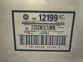 F35cw Ge F35cw/u/3/wm Box Of 12 - New U-shaped Fluorescent Light Bulbs F35cw Ge F35cw/u/3/wm Box Of 12 - New U-shaped Fluorescent Light Bulbs