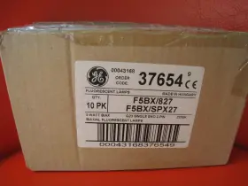 Spx27 Ge F5bx/827 Brand New Lot Of 10 37654 Fluorescent Lamps F5bx/spx27 5 Watt Biax #3