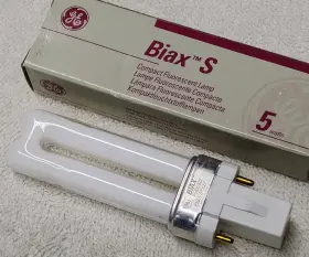 Spx27 Ge F5bx/827 F5bx/spx27 Biax S 5w 2 Pin Compact Fluorescent Lamp Pl-s Bulb Cfl
