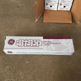 Spx27 Ge F7bx/spx27 Biaxal Fluorescent Lamp 18w Model# F7bx/spx27- Lot Of 10 Bulbs