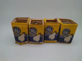 Fg-1119-cx Ge Lot Of 4 New Old Stock 120v 100w Clear Bulbs