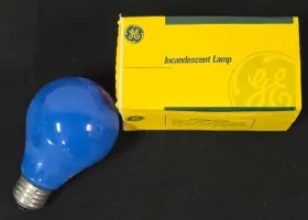 Fg2139-x8 Ge 120v 60w Blue Incandescent Lamp Light Bulb