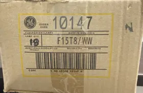 Ge-10147 Ge 10147 15-watt T8 Cool White F15t8/ww Fluorescent Lamps-18pk