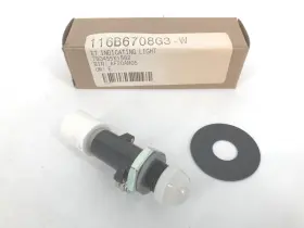 116b6708g3-w Ge General Electric New Indicating Light White 125vdc 12.5w